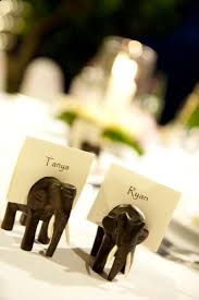 Elephant Name Place Settings Wedding Reception By The Beach Thailand Wedding Favours Quirky Handmade Wedding Favours Thai Wedding