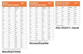 grade school shoes size chart world of printables menu