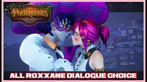 How to Get ROXXANE Rank 10 Max Romance - All ROXXANE Dialogue Choice  (KISS❤️) Potionomics - YouTube