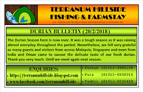I would say for sure malaysian durian is best (it's also where modern varieties first originated from malaysian wild types). Terranum Hillside Agrofarm Durian Bulletin 20 2 2018 End Of Durian Season Dec 2017 Feb 2018