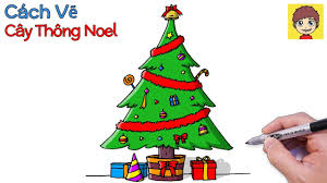 Cach Váº½ Cay Thong Noel Toi Yeu Váº½ Youtube