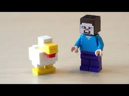 How do you make chicken feet in minecraft? Lego Minecraft Chicken Tutorial Youtube