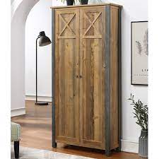 Homecho freestanding storage cabinet, bathroom slim tower cabinet, narrow tall cabinet with doors and adjustable shelves for living. Urban Elegance Living Room Storage Cabinet Reclaimed Akd Furniture