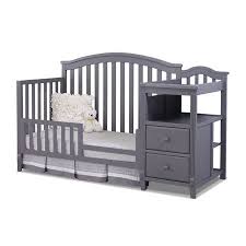 Sorelle Berkley 4 In 1 Convertible Crib And Changer Gray Walmart Com Cribs Convertible Crib Furniture