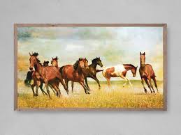 Samsung Frame Tv Art Instant Download Wild Horses Frame Tv Etsy Motivational Artwork Poster Art Creative Art