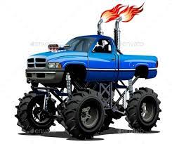 Resultado De Imagem Para Monster Truck Cartoon Monster Trucks Lifted Trucks Monster Truck Drawing
