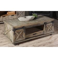 Driftwood coffee table should always look refreshing, unique and elegant, as that is where you would sit for a fresh cup of coffee and feel rejuvenated. Sand Stable Bjorn Wheel Coffee Table With Storage Reviews Wayfair