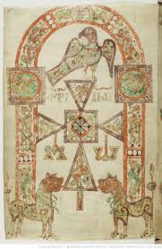 Merovingian Frontispiece At The Bibliotheque Nationale De France En 2020 Merovingien Livre Enluminure