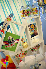 Toy Story Themed Dessert Cake Table For A Birthday Party Design Setup By Parteeboo The Party Toy Story Birthday Party Toy Story Birthday Toy Story Party