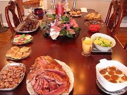 The basic american christmas dinner is british in origin: Betty S Christmas Dinner Table 2010 Youtube