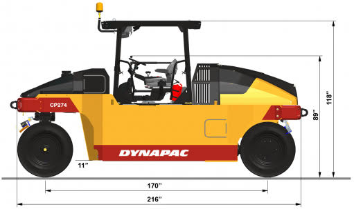 Dynapac CP274 Pneumatic Roller