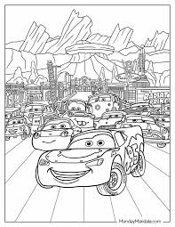 cars coloring page to print