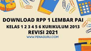 Check spelling or type a new query. Download Rpp 1 Lembar Pai Sd Semester 2 Kelas 1 2 3 4 5 6 Kurikulum 2013 Revisi 2021