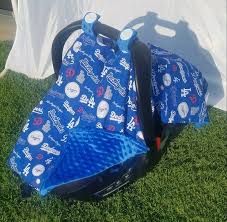 30 00 Etsy La Dodgers Car Seat Cover Carseat Cover Car Seats Dodgers