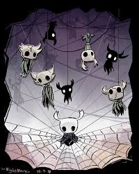 Hk Inktober Day 7 Deepnest Hollow Art Knight Art Drawings