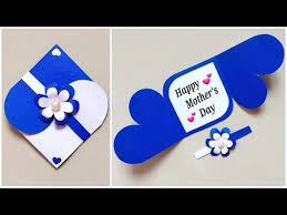Mother day card can also be send to grand mothers, friends and relatives who are mothers and women who cares for you and loves you as a you can paint a card, stick pictures and write a quote to make an emotional mothers day cards. Diy Mother S Day Special Card Making Very Easy Easy And Beautiful Card For Mother S Day 2021 Youtube