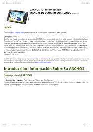 Cash in on other people's patents. Archos 101 Internet Tablet Manual De Usuario Manualzz