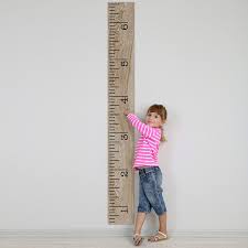 details about kids growth chart decal stickers wall diy applications home decor height ruler