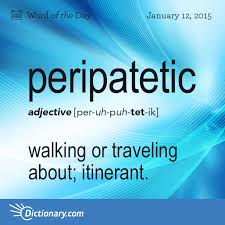 Cool Words Greek Origin Today S Word Of The Day Is Peripatetic Learn Its Definition Pronunciation Etymology An Language It S All Greek To Me