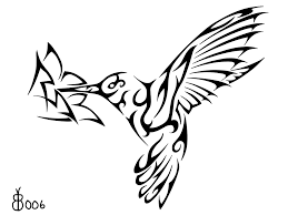 The tattoo artist has drawn the wings with red ink, the face and front area of the bird includes blue and green ink, and the end swirls consist of purple ink. Tribal Kolibri Avatar Request By Blackbutterfly006 On Deviantart