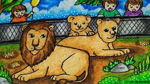 Sketsa gambar hewan yang berwarna hitam putih dan juga contoh gambar mewarnai hewan dan binatang untuk mengasah kreaktifitas anak. Cara Menggambar Dan Mewarnai Tema Kebun Binatang Zoo Dengan Gradasi Warna Crayon Oil Pastel Youtube