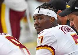 He played college football at ohio state university, where he threw 50 touchdowns in 2018, his lone starting season, one of just seven quarterbacks to reach the milestone in a single ncaa season.he won several big ten conference awards and was named a. Washington Quarterback Dwayne Haskins Apologizes After Photos Show Mask Less Partying The Boston Globe