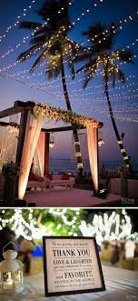 Outdoor Beach Wedding Decor With Pastel Drapes Floral Decor And Fairy Lights Outdoor Beach Wedding Decor Beach Wedding Decorations Wedding Stage Decorations