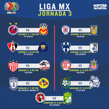 Aquí les dejo este video de mis predicciones para la jornada tres de la liga mx!! Como Cuando Y Donde Ver La Jornada 3 Del Apertura 2018
