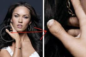 The last bone on the thumb is short and round with an accompanying short and wide nail. Megan Fox Stubby Thumb