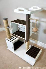 Diy Cat Tower Cat House Diy Diy Cat Tower Cat Diy