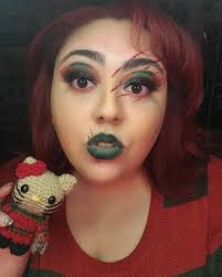 Freddy Krueger Glam makeup look hello kitty too