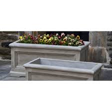 We researched the best planter boxes so you can find the perfect ones for your home. Orleans Window Box Large Cast Stone Planter Kinsey Garden Decor