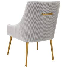 Beatrix Pleated Chair Light Grey Brushed Gold Legs In 2020 Gold Legs Chair Light Grey