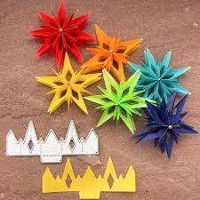 In Zusammenarbeit Mit Alexandra Renke Sind Nach Meiner Idee 7 Stanzen Entstan In 2020 Sterne Basteln Fur Weihnachten 3d Sterne Aus Papier Basteln Basteln Weihnachten