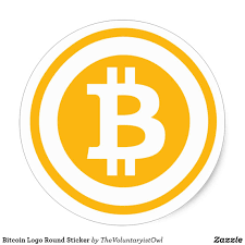 Download 7,400+ royalty free bitcoin logo vector images. Bitcoin Logo Round Sticker Zazzle Com In 2021 Bitcoin Logo Round Logo Logos