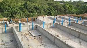 The usual concrete mix is 1 part cement, 2 parts sand and 3 parts aggregate poured at one sitting. Making Of The Concrete Fish Ponds Youtube