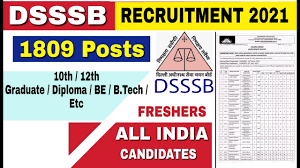12.05.2021 to 27.05.2021 are hereby deferred till further order. Dsssb Recruitment 2021 For Various Posts 1809 Posts Apply Online Last Date 15 April 2021 Youtube