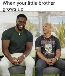 Compare his height, weight, eyes, hair color the second of these films called kevin hart: Most Of The Time Older Sibling Is Smaller In Height R Wholesomememes Wholesome Memes Know Your Meme