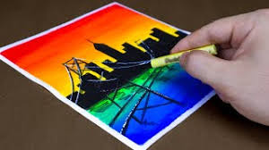 Making an oil pastel painting is super easy! Easy Oil Pastel Painting For Beginners Painting Tutorial Youtube