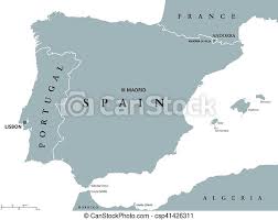 Veja mais ideias sobre portugal, espanha, viagem portugal. Mapa Politico Portugal Espanha Peninsula Mapa Ingles Madrid Portugal Borders Capitais Nacionais Politico Canstock