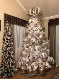 The festive season truly is the most wonderful time of year. My Christmas Tree 2018 Christmas Christmastree Blush Pink Gold White Pearls Diamonds G Elegant Christmas Trees Rose Gold Christmas Pink Christmas Tree