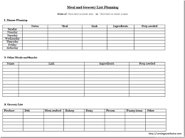 Individuals and families often find the need to prepare healthy meals especially when they are dieting. Printable Meal Planning Worksheet A Saturday Without Running Mile By Mile