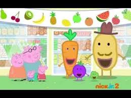 Esl Video Lesson With An Interactive Quiz Interactive Pictionary Watch The Video And Tap On The Fruit And Vegetabl Peppa Pig Fruit Peppa Pig Teddy Peppa Pig