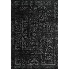 Bungalow Rose Aldea Black Rug