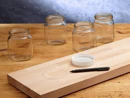 Empty mason jar storage ideas. Craft Stuff Jars With Empty Nutella Jars Diy Idea