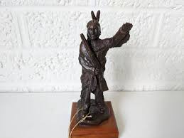 Lois Curtis Bronze Native American Figurine