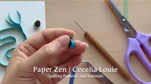 Learn easy techniques to become a confident quiller! Paper Zen Cecelia Louie Quilling Lowercase Letter A And How To Quill A Peacock Feather Tutorial Facebook