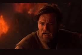 It's over, Morax! I have the high ground." "You underestimated my  power!!!..."