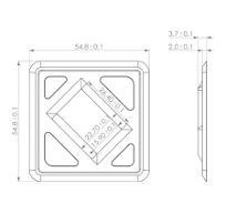 2 Slots Sqaure Lash Tab - Ji-Horng Plastic
