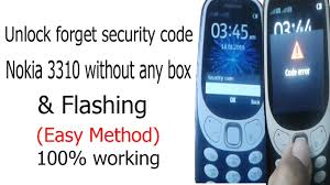 Feb 05, 2013 · since the phone does not offer the possibility to perform a factory reset to wipe all the settings and codes, you will need to take it to a phone service because it requires additional hardware and tools for proper unlocking. How To Unlock Nokia 3310 Security Code Nokia 3310 Ta 1030 Remove Security Code Youtube